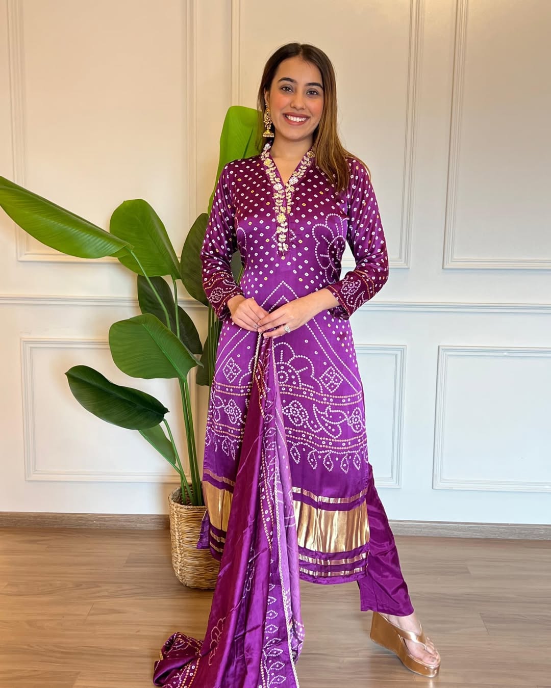Maverick Fusion Designer Festive Kurti Pant Set